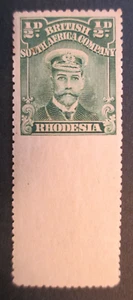 Rhodesia - Issued: 1 September 1913 - 1/2d - Blue-Green Admirals ~ MNH - Picture 1 of 1