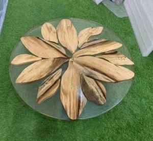 Made To Order Round Epoxy Table Top, Resin Coffee Table, Center Table Top Decor - Picture 1 of 11