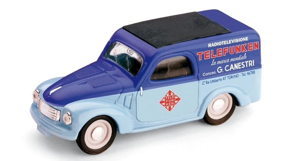 Brumm R355 FIAT 500c Belvedere TELEFUNKEN 1/43 Modellino (2121530)