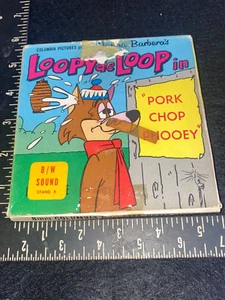 LOOPYdeLOOP Columbia Pictures 8mm B/W Home Movie "Pork Chop Phooey" - Picture 1 of 8