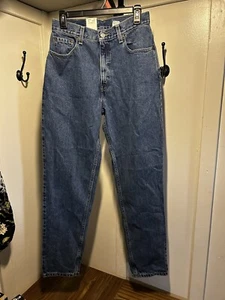 Levis Vintage 550 Relaxed Fit Tapered Leg Mom Jeans ‘02 Black Tag NWT Size 8 Y2K - Picture 1 of 9