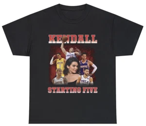 Kendall Starting 5 T Shirt Funny KUWTK Kim Kardashian Trailer Jenner BF Tee - Picture 1 of 9