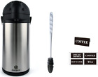 Stainless Steel Thermal Coffee Carafe Airpot-Large Beverage Dispenser Triple Wal