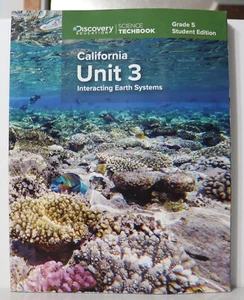 Discovery Education Science Techbook Grade 5 Student Edition California Unit 3 - Imagen 1 de 8
