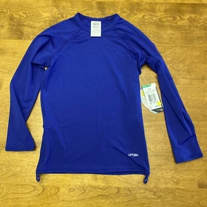 TYR Sol Belize Medium (7/8) Youth Rashguard | SWFNLK7Y Blue - Picture 1 of 8