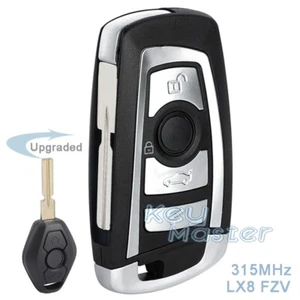 for BMW EWS 1998-2009 Upgraded 315MHz ID44 Remote Key Fob FCC: LX8 FZV -HU58 - Picture 1 of 5