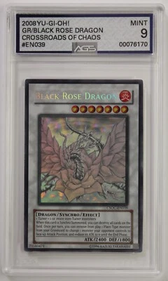 Black Rose Dragon - Ghost Rare - CSOC-EN039 Unlimited AGS 9 Crossroads Of Chaos - Image 1 of 4