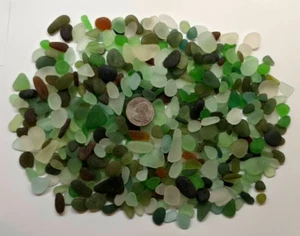 GENUINE SURF TUMBLED SEA GLASS FROM PUERTO RICO / COLOR ASSORTMENT #18 - Picture 1 of 1