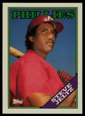 1988 Topps Tiffany #126 Steve Jeltz Philadelphia Phillies - Image 1 of 2
