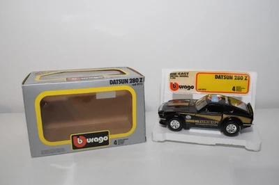 B83 1:24 BBURAGO BURAGO 0113 113 DATSUN 280Z 280 Z TURBO NERO NUOVO CON SCATOLA - Immagine 1 di 4