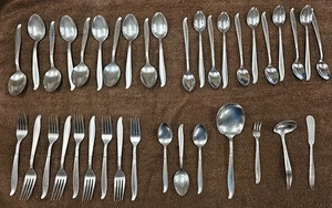 Acsons Dignity Edelstahl 37-teiliges Set Servierteile, Eisteelöffel, Extras - Bild 1 von 14