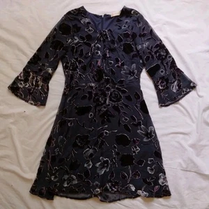 Altar'd State Velvet Burnout Dress Witchy Goth Whimsy Dark Fairy Womens Medium - Picture 1 of 14