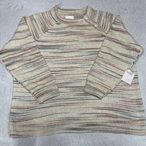 Maglione lavorato a maglia taglie forti LC Lauren Conrad con dettagli bottoni 3X - Foto 1 di 12