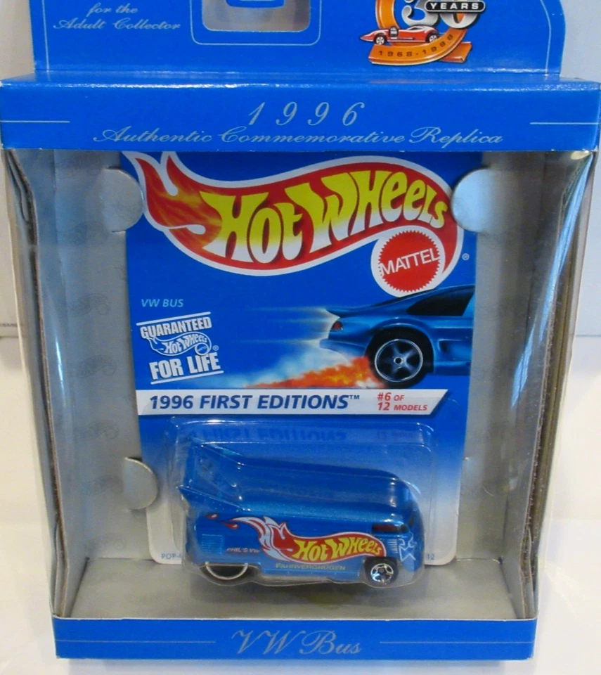 HOT WHEELS 30 YEARS / FIRST EDITIONS ~ 1996 VW DRAG BUS ~ - Image 1 of 4
