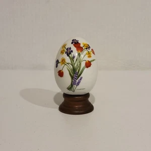 Vintage 1988 Avon SPRINGS BRILLIANCE Porzellan Ei Geschenke der Natur von E. Hoffman - Bild 1 von 5