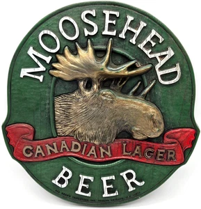 Moosehead Canadian Lager Bier Bar Schild alle Markenimporteure Inc Roslyn Heights NY - Bild 1 von 6