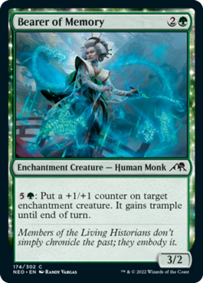 x1 Bearer of Memory - Kamigawa: Neon Dynasty - NM - MTG - Image 1 of 1