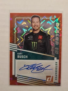 Donruss NASCAR 2025 marcado en autógrafo Kurt Busch #DIA-KUB Red Xplosion 41/49 - Imagen 1 de 2