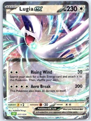 Lugia ex 017/034 Near Mint Trading Card Game Classic Pokemon Shipnow - Image 1 of 2