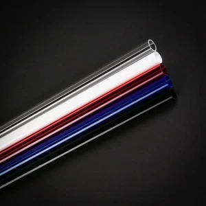 10x Bitspower Crystal Link Tube 12/10mm, Länge 500mm - transparent - Afbeelding 1 van 3