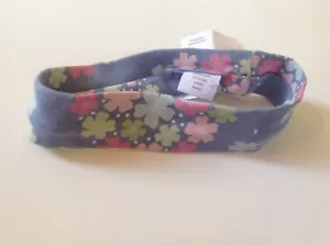 NEU MIT ETIKETT GYMBOREE BLAU GEBLÜMT Stoff Stirnband HAARSCHMUCK - Bild 1 von 2