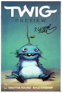 TWIG #1 PREVIEW ASHCAN (2022)-SIGNED BY WRITER SKOTTIE YOUNG-NO COA-IMAGE-VF+/NM - Picture 1 of 2