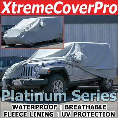 Jeep Wrangler Unlimited 2004 2005 2006 cubierta impermeable para auto con bolsillo de espejo Foto 1 de 4