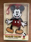 Vintage Micky Mouse Original  Disney Ornament In Original Packaging New