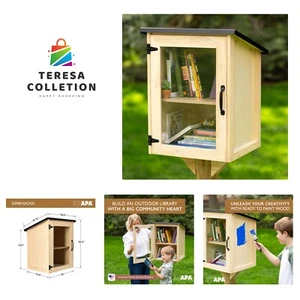 Caja de libros de biblioteca al aire libre - Kit de intercambio de literatura gratuito para exterior - Pequeño... - Imagen 1 de 9