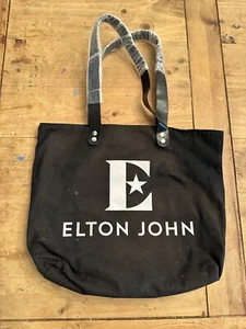 Elton John NEW Canvas Tote Bag Farewell Yellow Brick Road Tour VIP Exclusive - Picture 1 of 5
