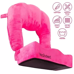 Almohada elevadora de cuadernos brasileña + cojín de soporte para la espalda - aprobado por el Dr. - rosa - Imagen 1 de 9