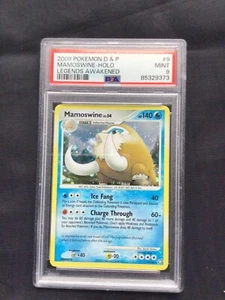 Pokemon Cards: Legends Awakened Rare Holo: Mamoswine 9/146 PSA 9 - Picture 1 of 6