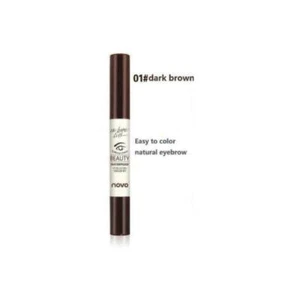 NOVO Eyebrow Cream With Brush 5068 #01 Dark Brown 3 g WaterProof - Picture 1 of 6