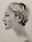 1993 Vintage DREW BARRYMORE Movie Actress By HERB RITTS Fashion Photo Engraving
