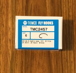 100 Tiemco Fly Tying Hooks, TMC 2457, Size 6, Fly Tying - Picture 1 of 1