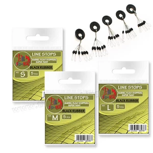 Barril de goma negro L M S Waggler flotante fósforo pesca gruesa Tight Line Stops - Imagen 1 de 7