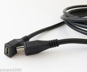 10pcs 2M/6.6ft Extension Data Cable Micro USB 5pin Male to Female Straight Cable - Picture 1 of 4