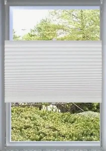 Plissee Klemmfix ohne Bohren blickdicht Fenster Rollo 50,60,70,80,90,100cm - Bild 1 von 8