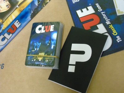 BRAND NEW OFFICIAL LICENSED Clue Board Game Cards Complete Set Replacement - Image 1 of 2