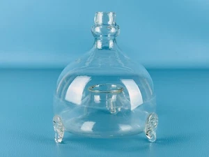 Antica Trappola Per Mosche In Vetro Soffiato Vaso Moscaiola XIX Sec. - Foto 1 di 7