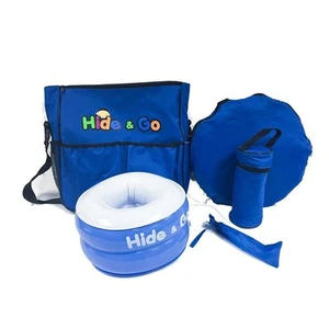 Tienda portátil Hide n Go para niños bebés con bolsa de pañales inodoro camping playa parque - Imagen 1 de 3