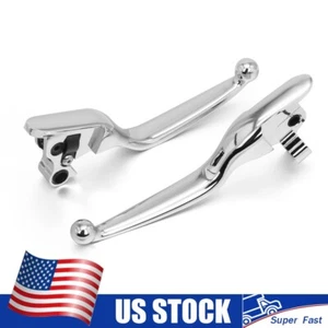 Brake Clutch Levers For Harley Electra Glide FLHTC CVO / Ultra / Classic 2008-13 - Foto 1 di 11