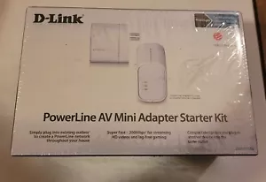D-Link PowerLive AV Mini Adapter Starter Kit DHP-311AV Brand NEW in Sealed Box - Picture 1 of 7