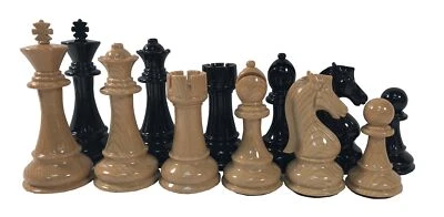 Staunton Chess Set - Quadruple Weighted Woodtek Chess Pieces - Image 1 of 4