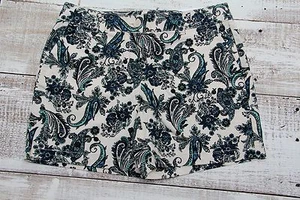 ANN TAYLOR LOFT Women NEW Size 00 Shorts 6" Inseam Paisley Print - Picture 1 of 5