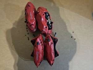 2006 06 Chrysler 300C SRT8 Front & Rear Red Brembo Brake Caliper Set OEM ✅ - Foto 1 di 5