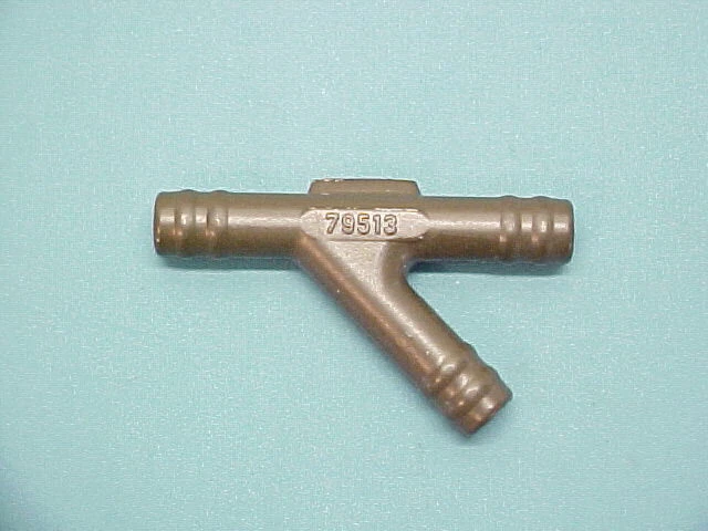Wiper Hose Line Vacuum Tee Metal "Y" Willys Jeep Nash M38 CJ3A M151 G503 WC NOS - Image 1 of 1