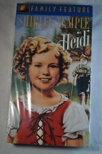 Heidi (VHS, 1998, Colorized) The Shirley Temple Collection brand new