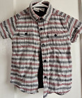 Toy"R"Us Koala Kids Striped Collared Snap Button Down Shirt Lined 4T 100% Cotton