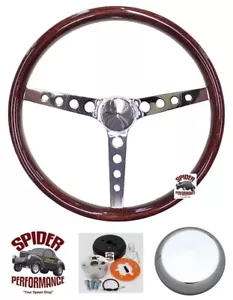 1970-1983 AMC wood steering wheel 15" CLASSIC WOOD - Foto 1 di 11